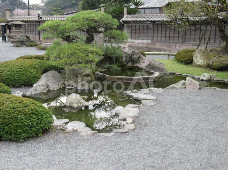 仙巌園の庭園 仙巌園,自然,石の写真素材