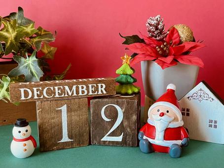 12月　DECEMBER 12月,december,クリスマスの写真素材