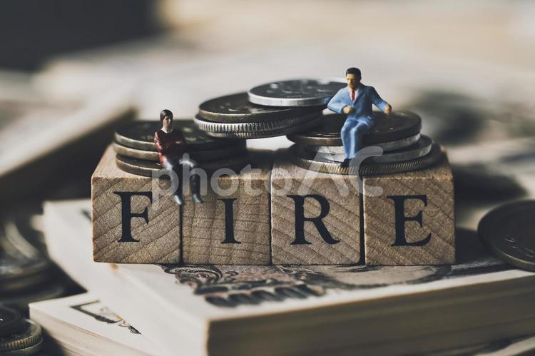 FIREとビジネスマン ビジネスマン,ビジネスイメージ,financialの写真素材