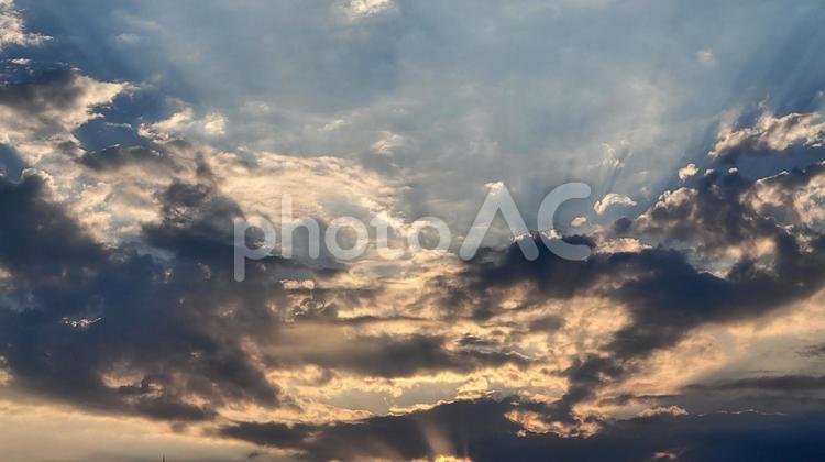 空模様 空,曇り,自然の写真素材
