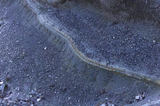 岩稜の地層⑤の写真