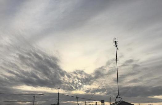 不思議な雲 不思議な雲の写真