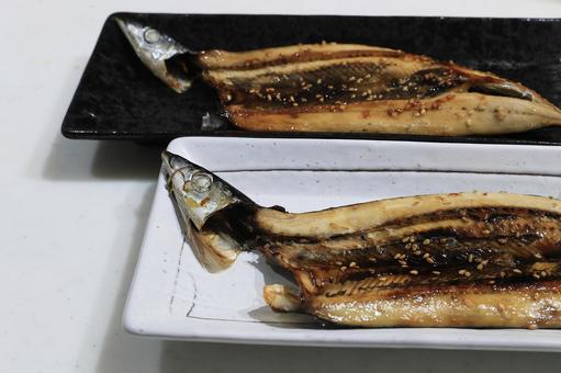 サンマの開き(焼き上がり) サンマの開き(焼き上がり)の写真