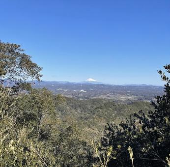 掛川市入山瀬から見た富士山 掛川市入山瀬から見た富士山の写真