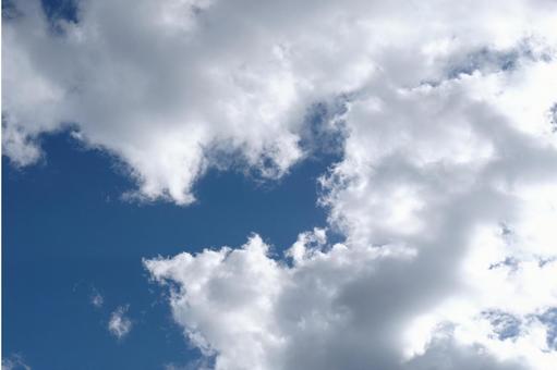 青空と雲 青空と雲の写真