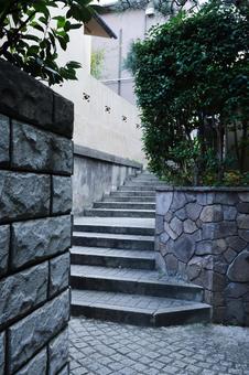 神楽坂の路地 路地,路地裏,小路の写真素材