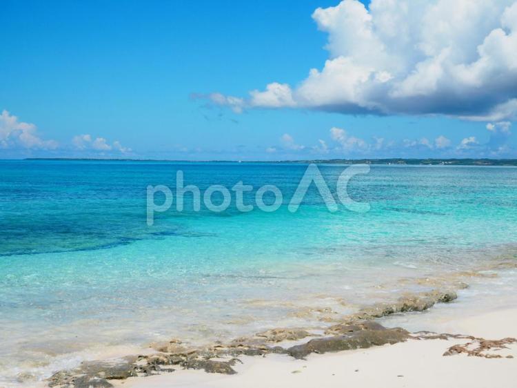 宮古島　与那覇前浜ビーチ 宮古島,与那覇前浜ビーチ,前浜ビーチの写真素材