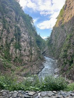 清津峡 清津峡の写真