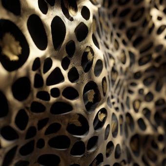 多孔質テクスチャの有機的な抽象構造 多孔質テクスチャの有機的な抽象構造の写真