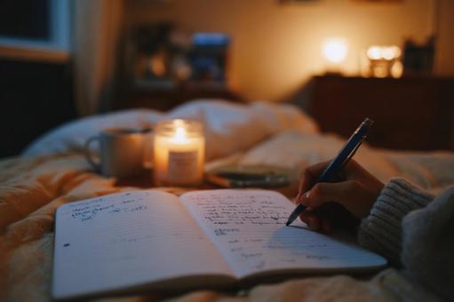 温かい灯りに包まれた、自分と向き合う時間 温かい灯りに包まれた、自分と向き合う時間の写真