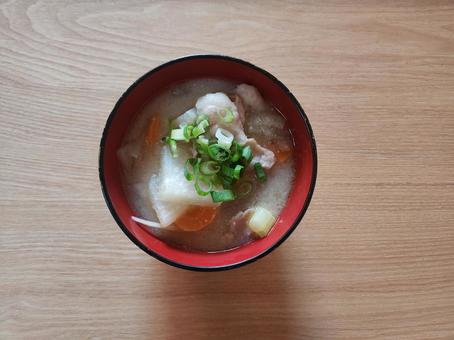 豚汁 豚汁の写真