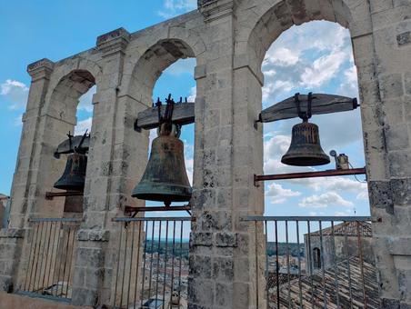 ノートの鐘楼 イタリア,風景,教会の写真素材