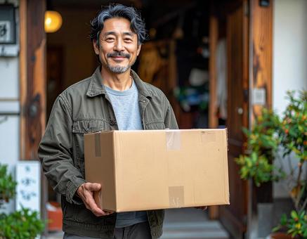 日本人の引っ越しシーン#1 日本人の引っ越しシーン#1の写真