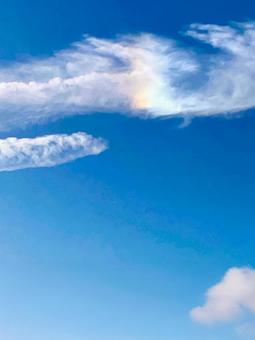 虹色の空 虹色の空の写真