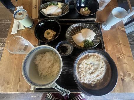 豆腐料理 豆腐料理 箱根,箱根旅行,国内旅行の写真素材