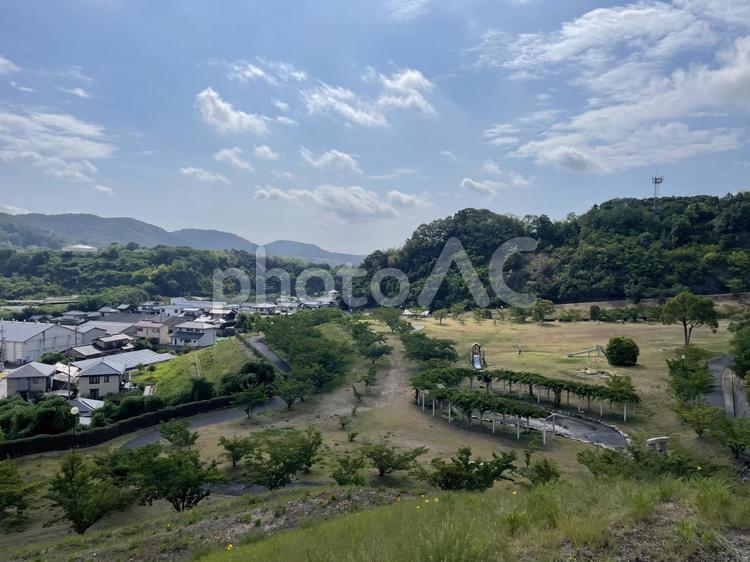 神崎緑地公園からの眺望（岡山県） 神崎緑地公園,岡山,風景の写真素材
