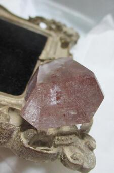 レッドルチルクオーツ レッドルチルクオーツ,針水晶,天然石の写真素材