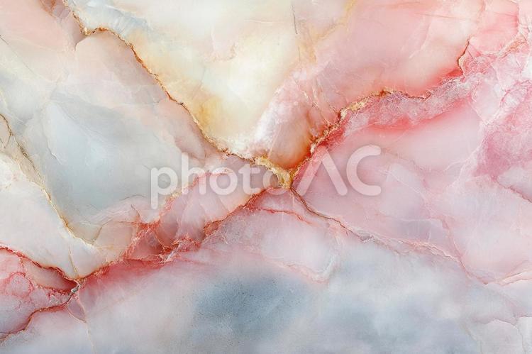 高級感ある赤の抽象模様 大理石,背景,マーブルの写真素材