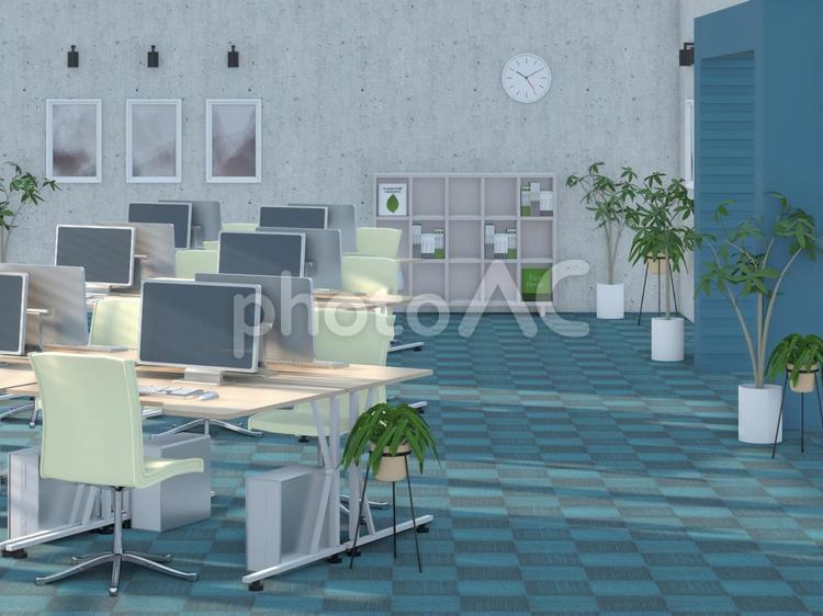 オフィスインテリア(デスク・パソコン) オフィス,インテリア,デスクの写真素材