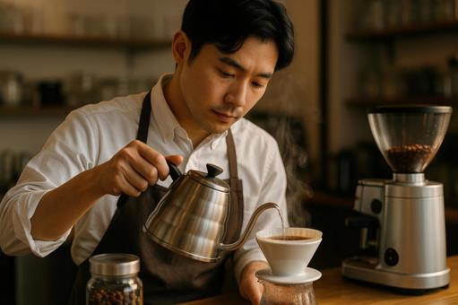 バリスタが淹れるスペシャリティコーヒー バリスタが淹れるスペシャリティコーヒーの写真