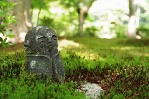 京都・圓光寺のほほえみ地蔵その2 京都・圓光寺のほほえみ地蔵その2の写真