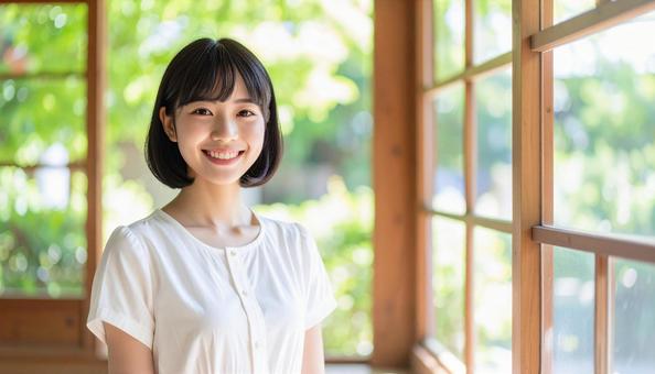 清潔感のある女性 清潔感のある女性の写真