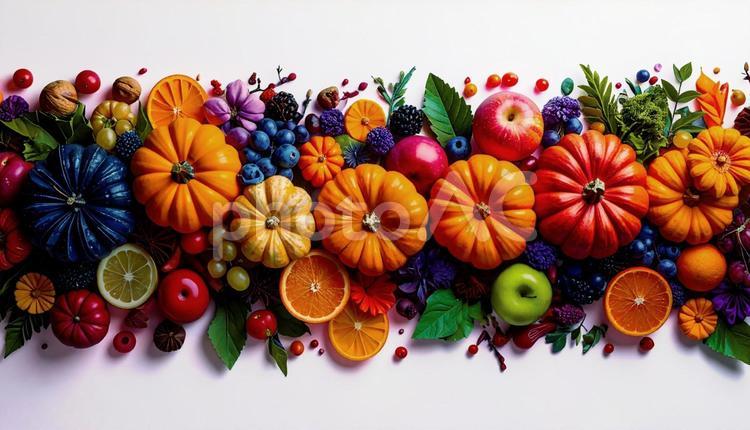秋の農産物 農作物,野菜,果物の写真素材