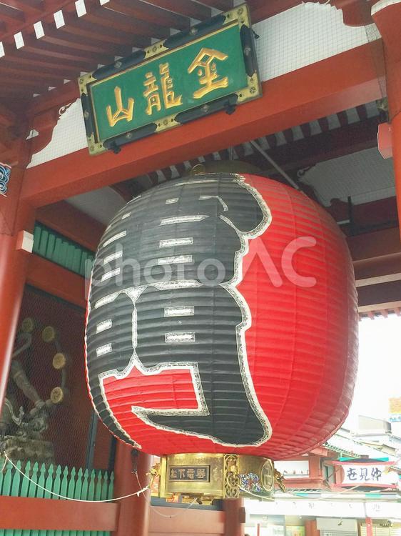 東京風景・浅草雷門 東京,浅草,雷門の写真素材