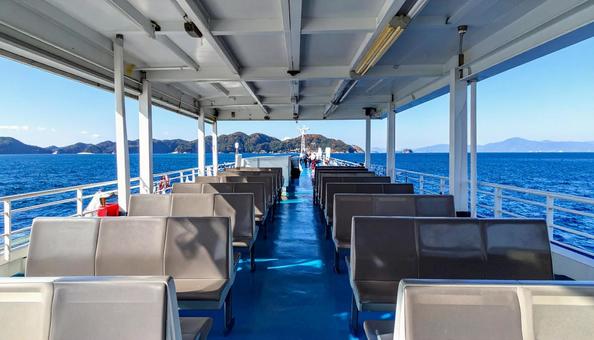 フェリー船内 フェリー船内の写真