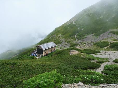 仙丈小屋 仙丈小屋 カール,圏谷,仙丈小屋の写真素材