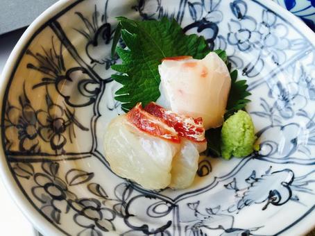 鯛の刺身 タイのお刺身 小鉢料理 鯛の刺身 タイのお刺身 小鉢料理 鯛,たい,刺身の写真素材