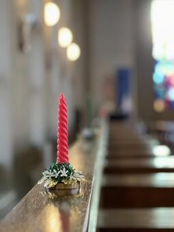 クリスマス・キャンドル キャンドル,ろうそく,クリスマスの写真素材