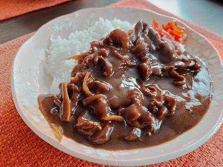 出来立ての昔ながらなカレーライス カレー,おうちごはん,出来立ての写真素材