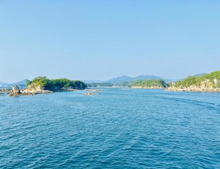 九十九島 九十九島 海,島,嶋の写真素材