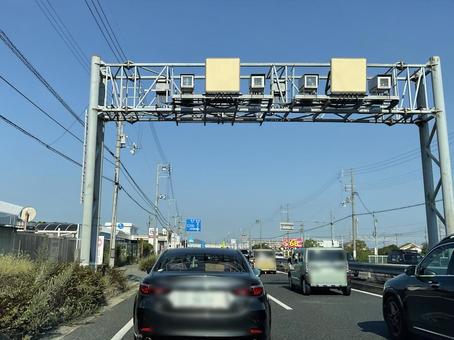 竜野駅付近のオービス 竜野駅付近のオービス オービス,速度自動取締り装置,機械の写真素材