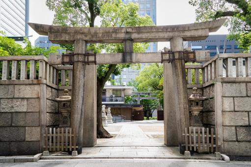 Osaka Namba Shrine West Torii, JPG Osaka Namba Shrine West Torii, JPG