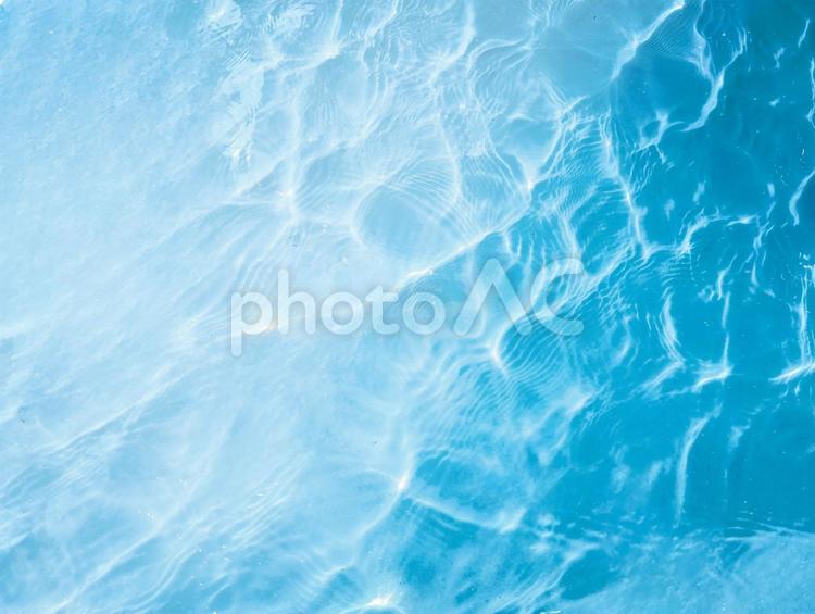 白波が立つ水面のテクスチャ　ブルー　背景 水面,ブルー,背景の写真素材