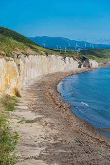 北海道 滝瀬海岸 シラフラの風景 北海道 滝瀬海岸 シラフラの風景 北海道,滝瀬海岸,滝瀬の写真素材
