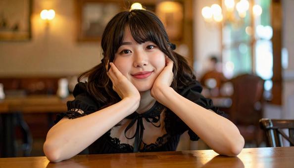 カフェデートのイメージの写真