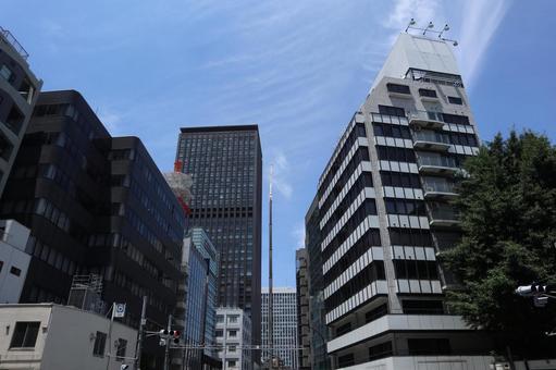 浜松町 街並み 浜松町 街並み 浜松町,オフィス街,街並みの写真素材