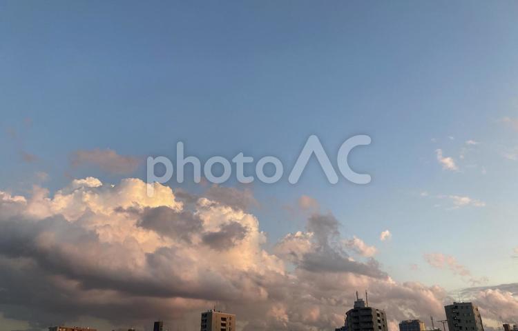 夕暮れの東京 東京,シルエット,空の写真素材