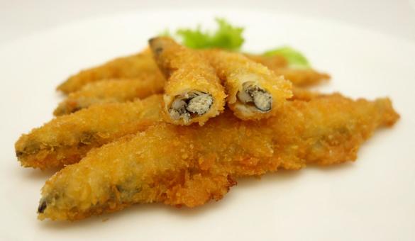 炸魚腥草, JPG 炸魚腥草, ชิชาโมะ ฟลาย, capelin, บิน, JPG