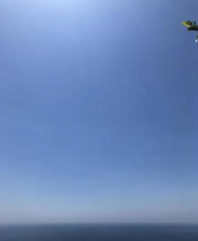 青空と夏の海 青空と夏の海の写真