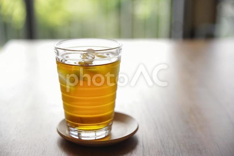 爽やかな午後のアイスティータイム アイスティー,紅茶,レッドティーの写真素材