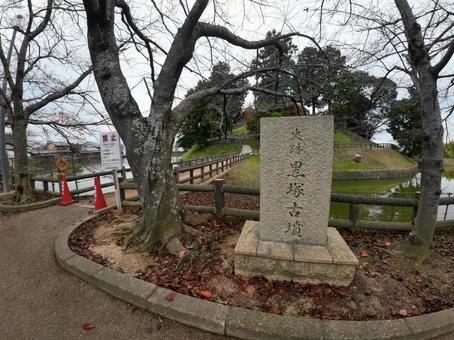 天理市にある鏡で有名な黒塚古墳 古墳,奈良,卑弥呼の写真素材