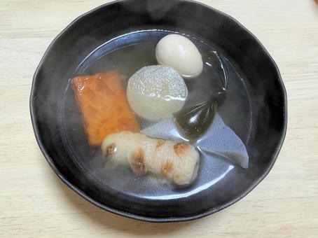 おでん おでん,大根,たまごの写真素材