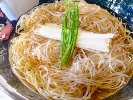 Photo, buckwheat, cold soba, summer taste, 