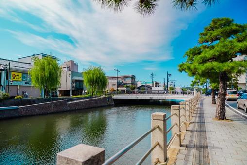 【島根】松江の街並みの写真
