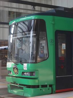 Photo, city train, vehicle, landscape, 