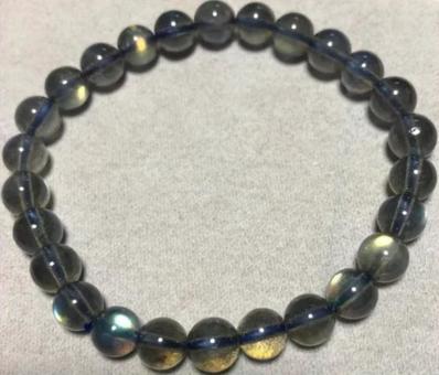 Photo, power stone, bracelet, labradorite, 